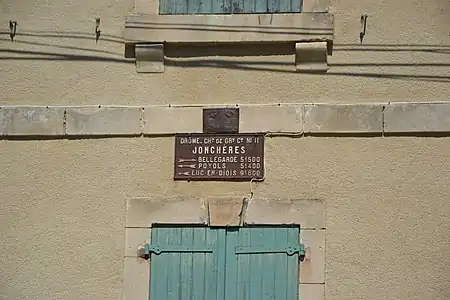 Plaque de cocher.