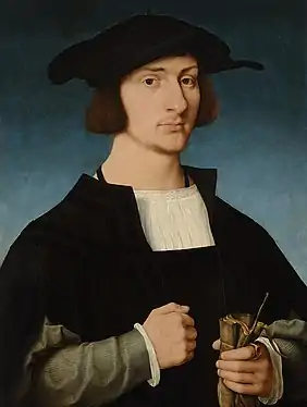 7. Portrait d'un jeune homme, vers 1520, musée des Beaux-Arts de Lyon