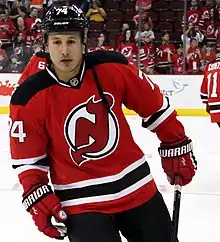 Description de l'image Jordin Tootoo - New Jersey Devils.jpg.