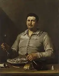 José de Ribera (1591-1652). Le Goût, vers 1614-16. Huile sur toile, 113 × 88 cm. Wadsworth Atheneum, Hartford (Connecticut).