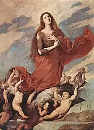 Assomption de Marie-Madeleine (1636), Académie royale des Beaux-Arts Saint-Ferdinand, Madrid.