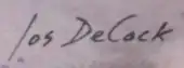 signature de Jos De Cock