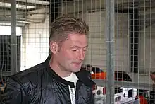 Photo de Jos Verstappen qui intègre l'écurie Simtek pour sa deuxième saison en Formule 1