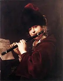 Portrait du musicien de cour Josef Lemberger, (vers 1730)Germanisches Nationalmuseum, Nuremberg.