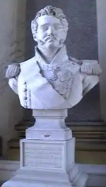 Buste de Józef Antoni Poniatowski (1763-1813), galerie des Batailles du château de Versailles.