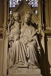 La Vierge assise et l’Enfant (1876), Fontaines-sur-Saône, église Saint-Louis.