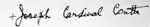 Signature de Joseph Coutts