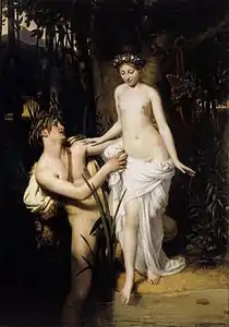 Nymphe et Faune au bain (1824), Alençon, musée des Beaux-Arts et de la Dentelle.