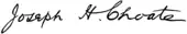 signature de Joseph Hodges Choate