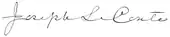 signature de Joseph LeConte