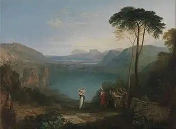 Énée et la Sibylle, Lac AverneWilliam Turner, 1798Tate Britain, Londres