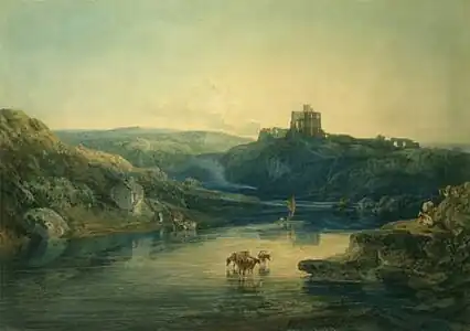 Norham Castle: Sunrise, vers 1798.