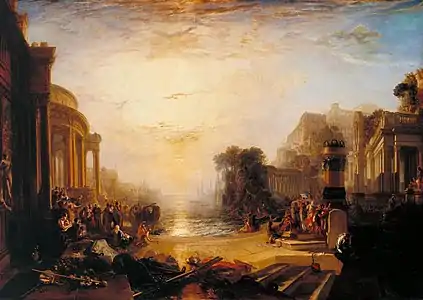 Le Déclin de l'Empire carthaginois (1817), par Turner