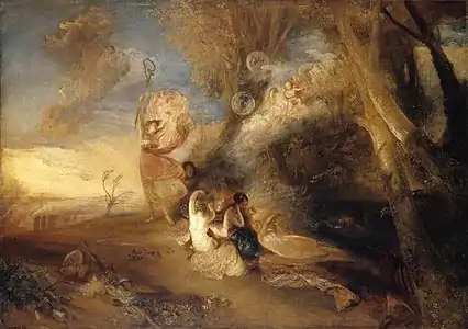 Vision de Médée,William Turner, 1828,Tate Britain, Londres.