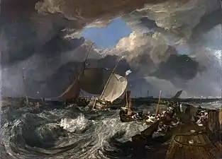 Joseph Mallord William Turner, La Jetée de Calais, 1803.