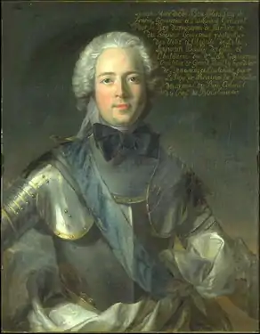 Joseph Marie de Boufflers, nommé gouverneur de Flandre à l'âge de trois ans, peinture anonyme, XVIIIe siècle