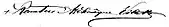 signature de Joseph-René Vilatte