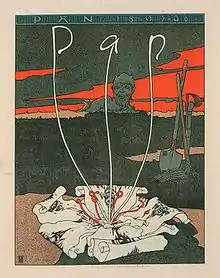 Affiche promotionnelle pour la revue Pan
