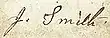 Signature de Joseph Smith III