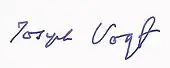signature de Joseph Vogt