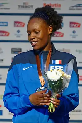 Joséphine Jacques-André-Coquin aux Championnats d'Europe d'escrime 2014