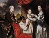George Clive and his family with an Indian maid, 1765