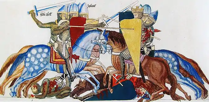 Josué combattant les Amalekites