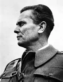 Portrait du maréchal Tito.