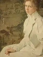 Portrait de Jeltje de Josselin de Jong-Kappeyne van de Coppello (1902), huile sur toile, localisation inconnue.