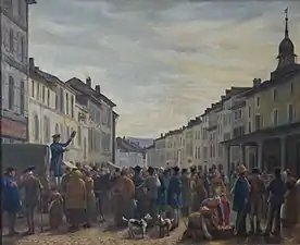 Un jour de marché à Remiremont (1834), localisation inconnue.