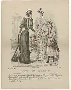 « Toilettes de Mme Pelletier Vidal », Journal des Demoiselles, 1er juillet 1892