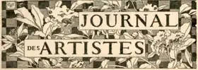 Image illustrative de l’article Journal des artistes