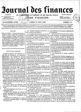 Image illustrative de l’article Le Journal des finances