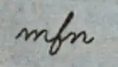 signature de Madeleine-Amélie Dauphin