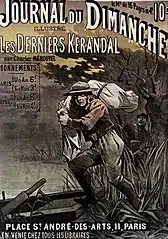 Couverture du Dernier des Kerandal dans Le Journal du dimanche illustré.