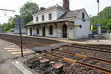 Vue générale de la gare.