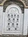 Plaque dédiée aux morts pendant la Première Guerre mondiale