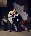 Le peintre et son modèle (1850).