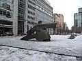 Dans la série de Taichi, la statue Simple fouet en Taichi, à Montréal.