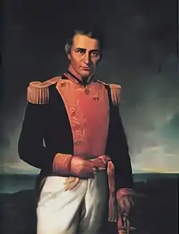 Le mari de Luisa, le général et révolutionnaire Juan Bautista Arismendi