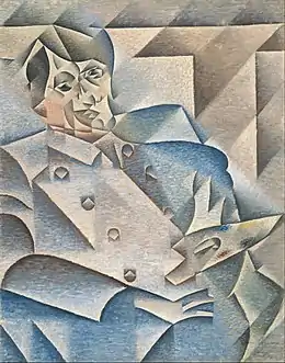 Portrait de Pablo Picasso, par Juan Gris.La peinture en 1912 sur Commons