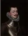 Portrait de Don Juan d'Autriche, par Alonso Sánchez Coello (xvie siècle).