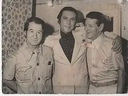 Juan el de la Vara avec Juanito Valderrama et Pepe Marchena.