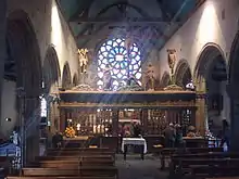 Le jubé (ou le chancel) du XVIe siècle