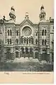 Synagogue jubilaire, à Prague, inaugurée en 1904; carte postale ancienne