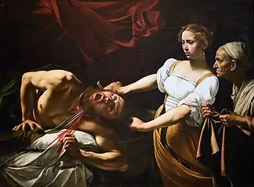 Le Caravage Judith décapitant Holopherne.