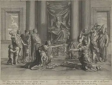 Gravure par Guillaume Chasteau, 1680.