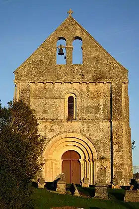 Façade de l'église