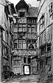 Intérieur de cour à Rouen.