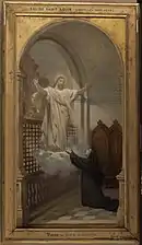 Esquisse pour l'église Saint-Louis-en-l'Île : vision de sainte Marie Alacocque (1870), Paris, Petit Palais.